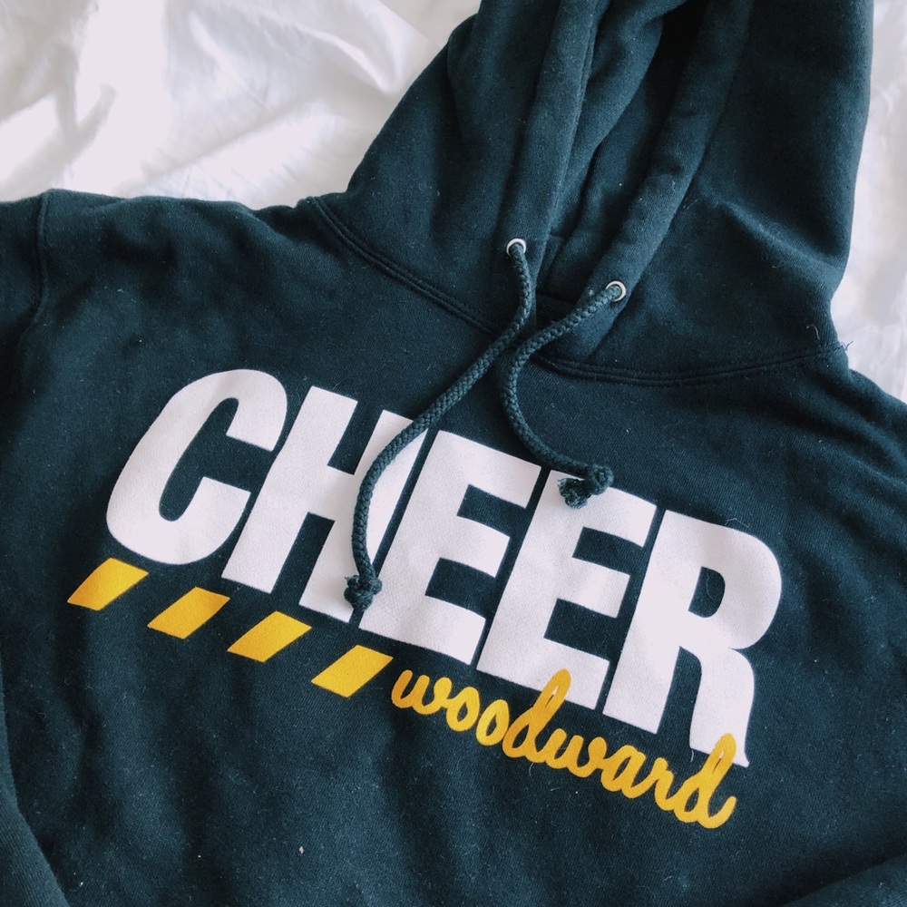 WOODWARD Cheer hoodie sweatshirt